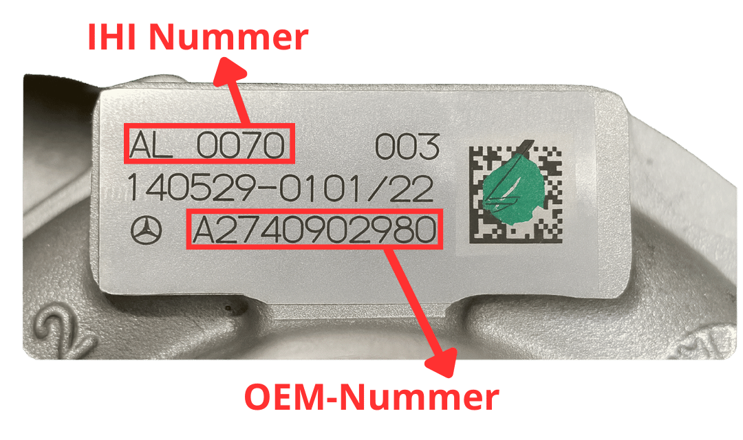 Typenschild Mitsubishi